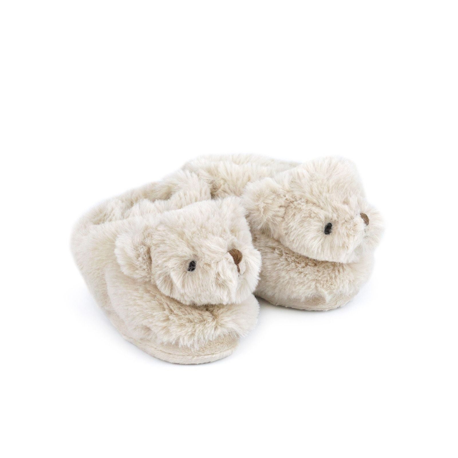 Baby Bear Booties - Tan
