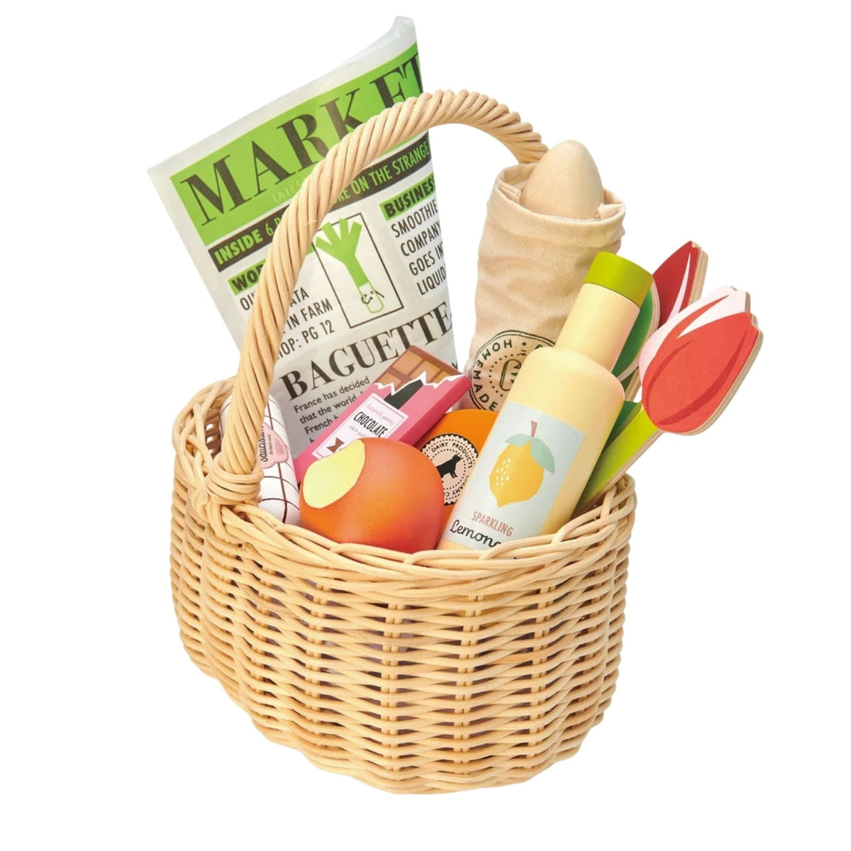Wicker Shopping Basket