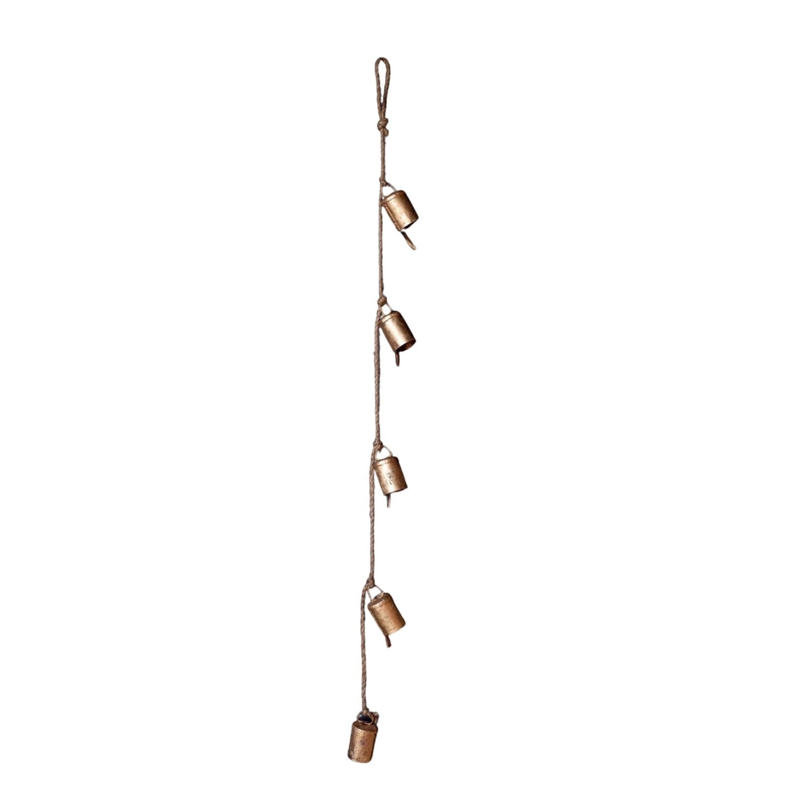 Barrel Brass Bell Garland Small