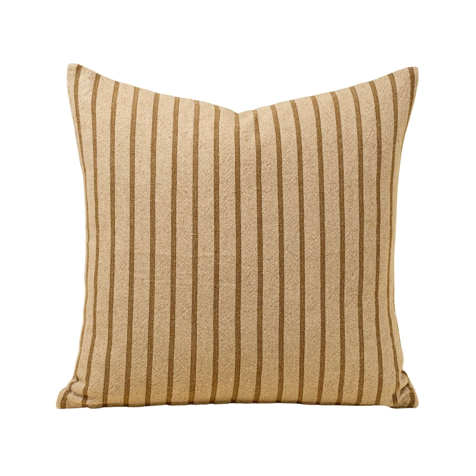 20x20 Silas Stripe Pillow, Ochre