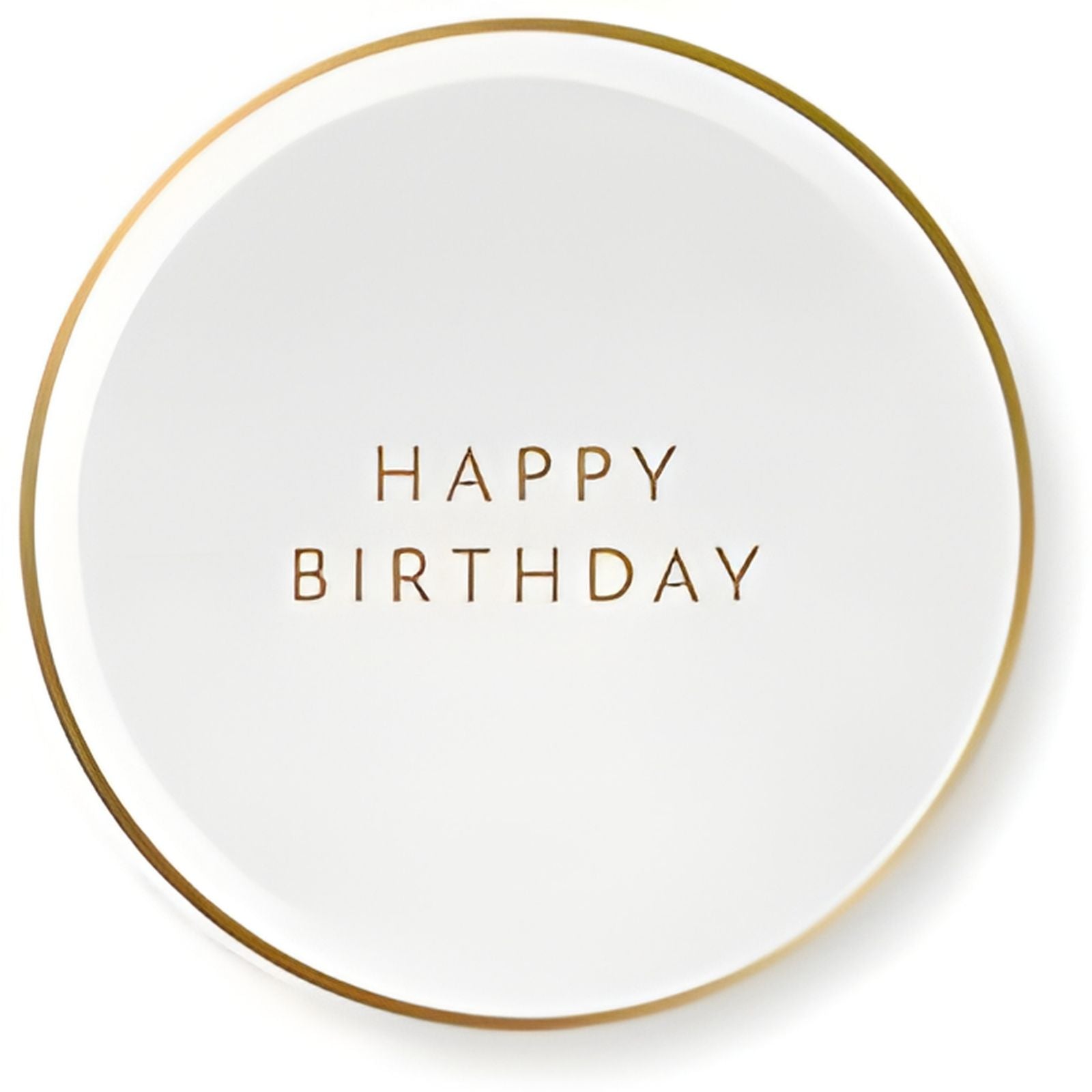 White Signature Happy Birthday Small Plates