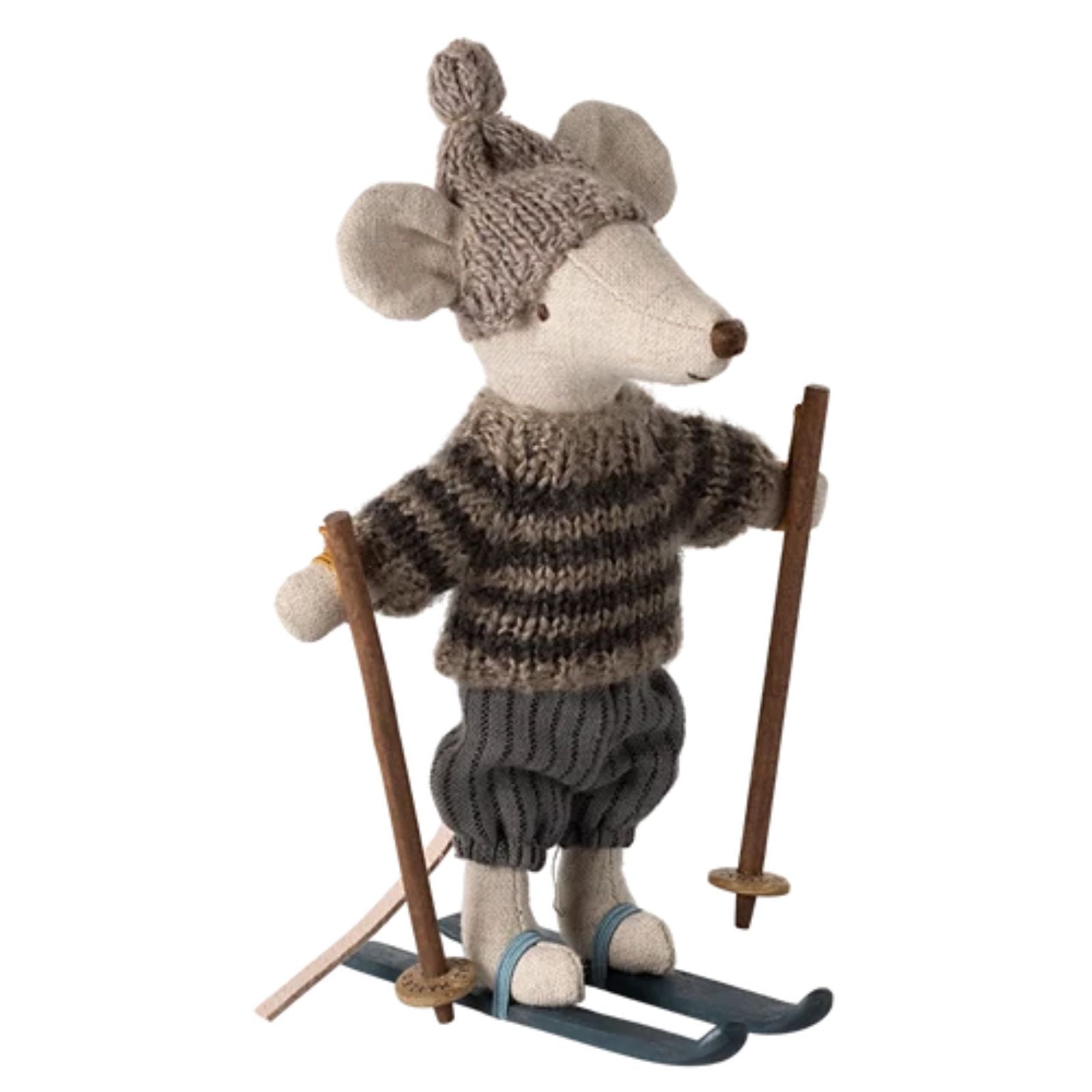 Winter mouse with ski set, Big brother