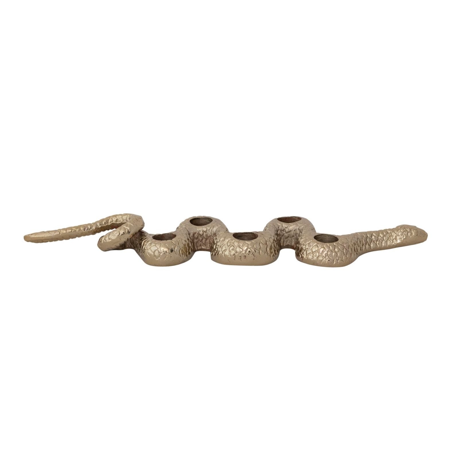 Snake Shaped Taper Holder - Gold