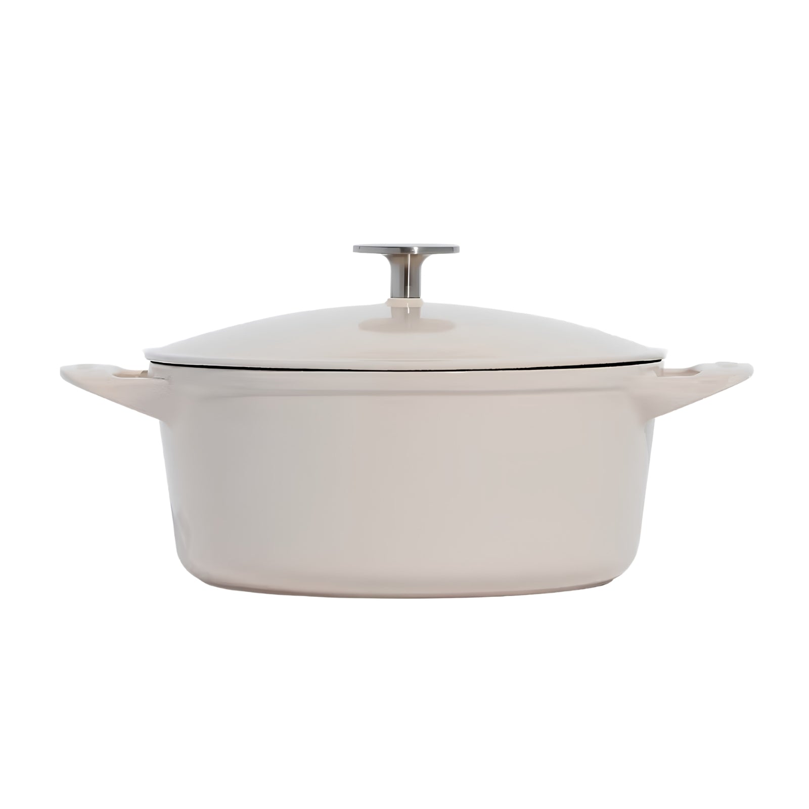 Enameled Cast Iron 5.5 qt. Round Dutch Oven - Antique White