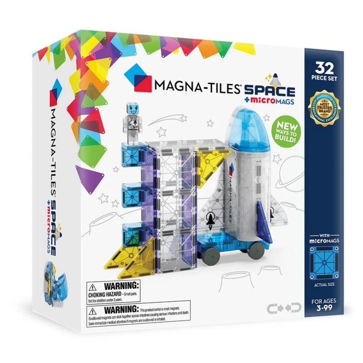 Magna-Tiles Space 32 Piece Set