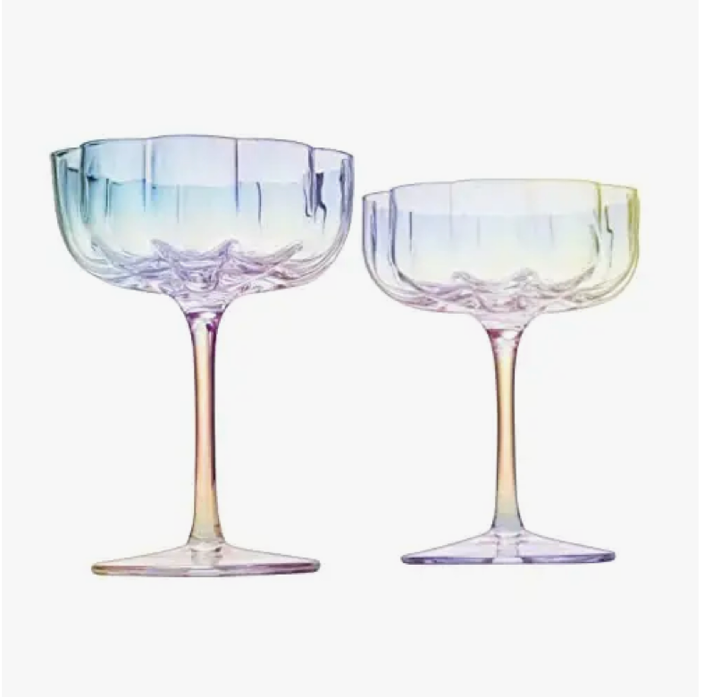 Flower Elegant Coupe - Iridescent