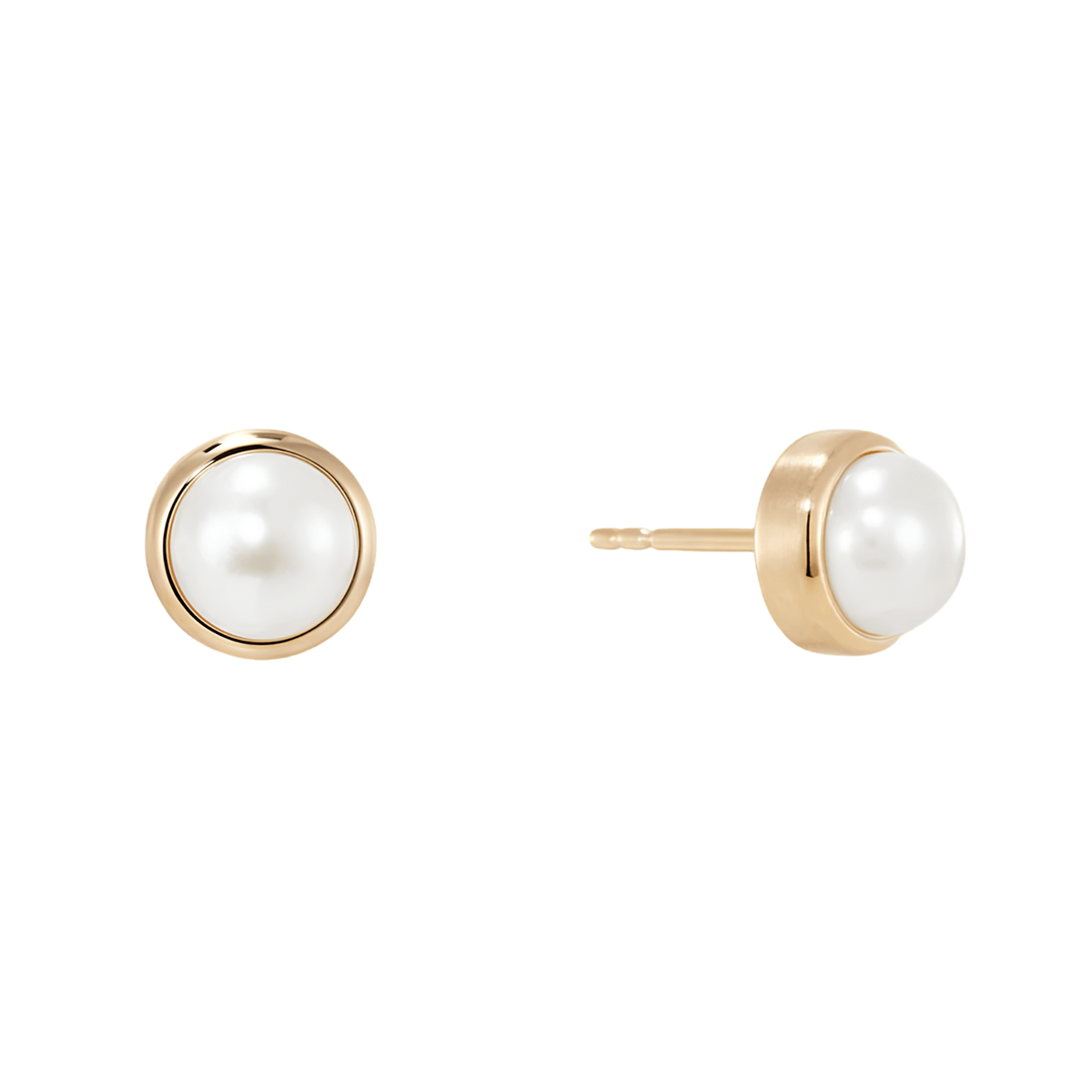 Large Studs Pearl Earrings