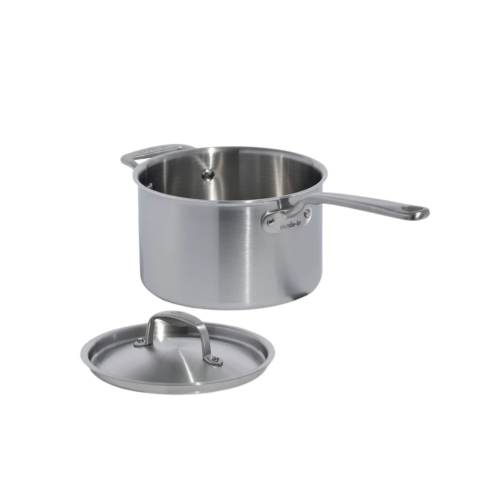 Stainless Clad 4 qt. Saucepan with lid