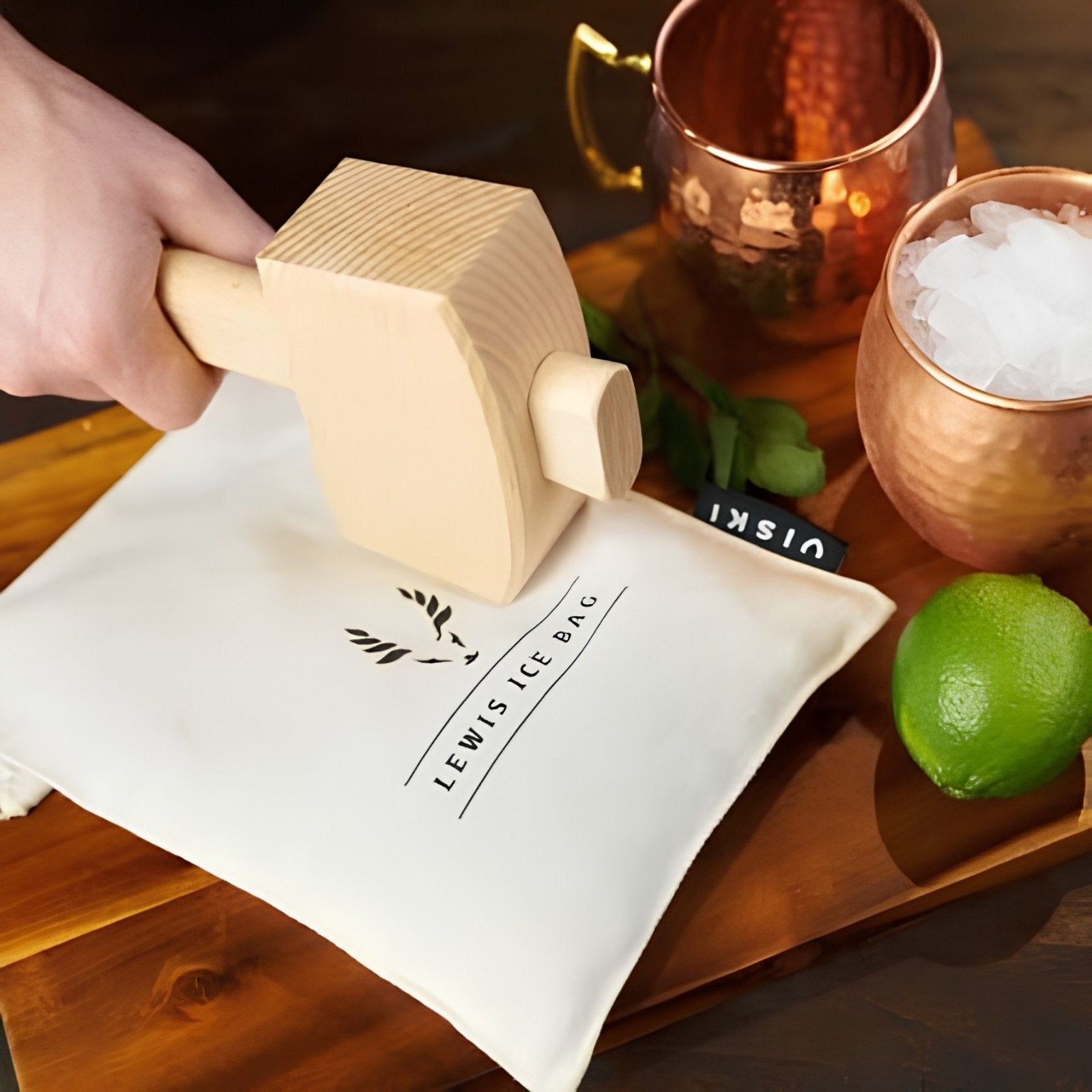 Lewis Ice Bag with Mallet