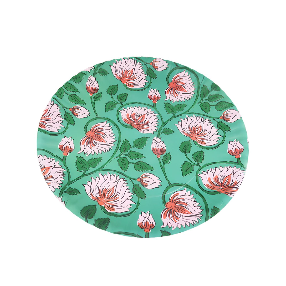 Spice Trail Melamine Platter Teal