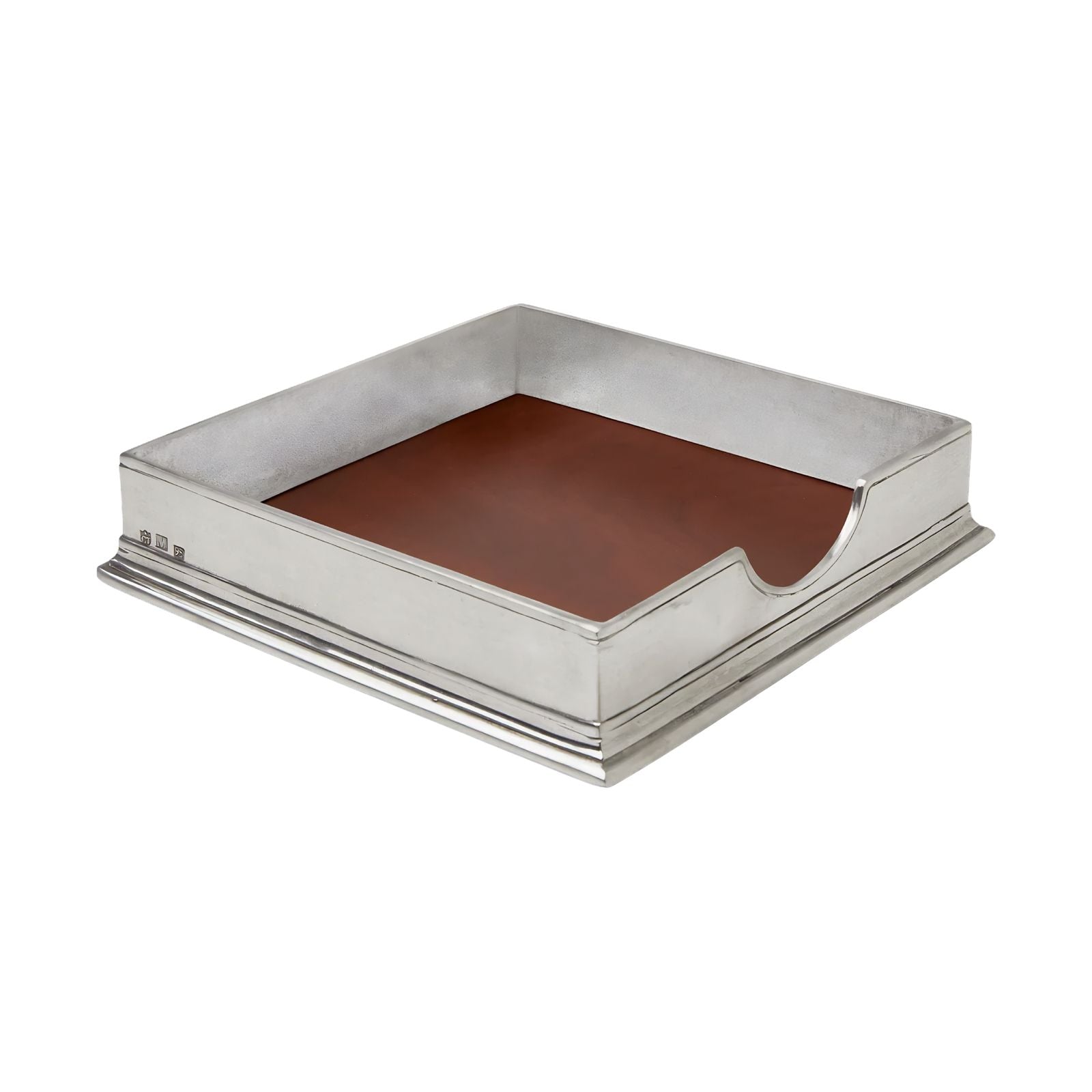 MATCH Pewter Luncheon Napkin Box