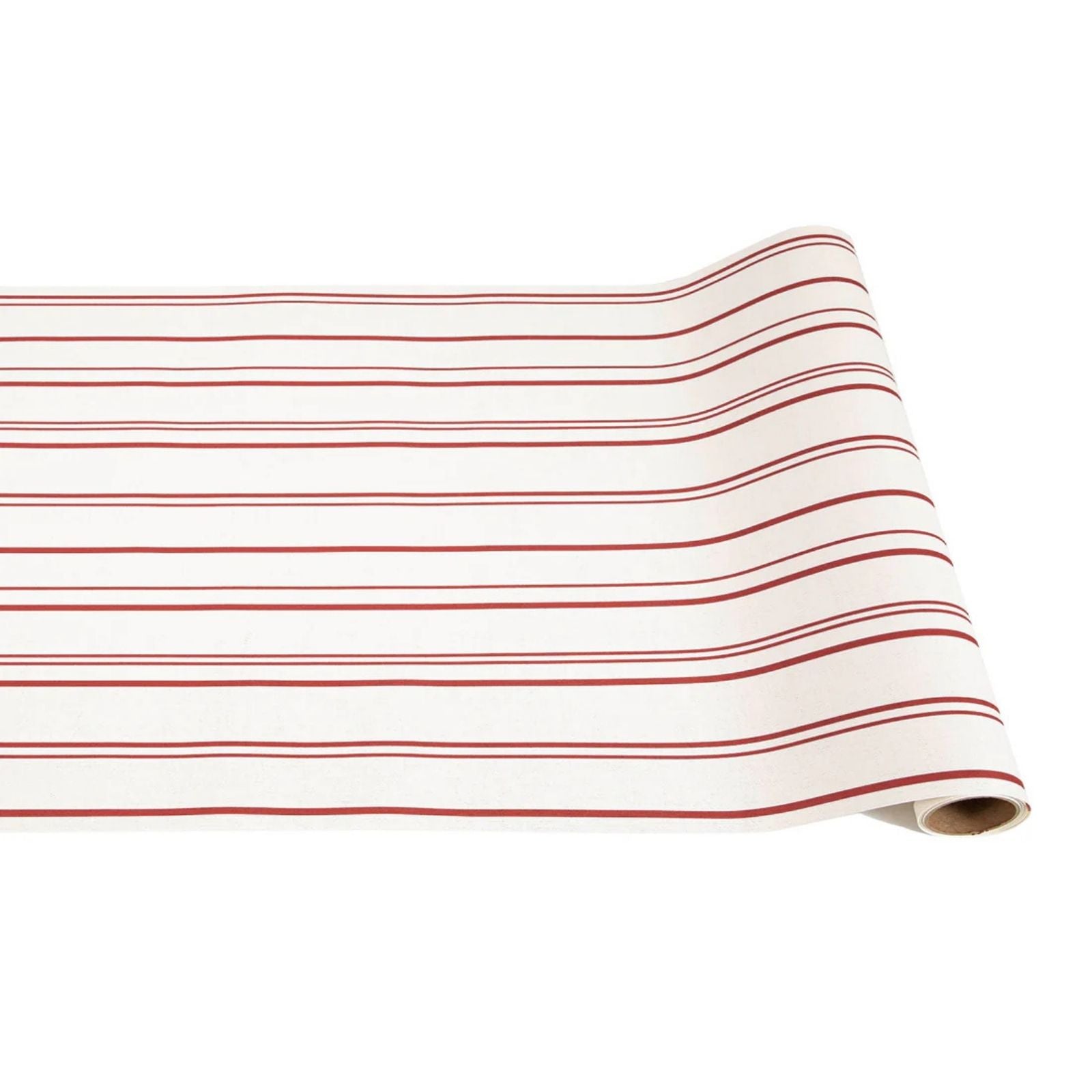 Red Linen Stripe Runner