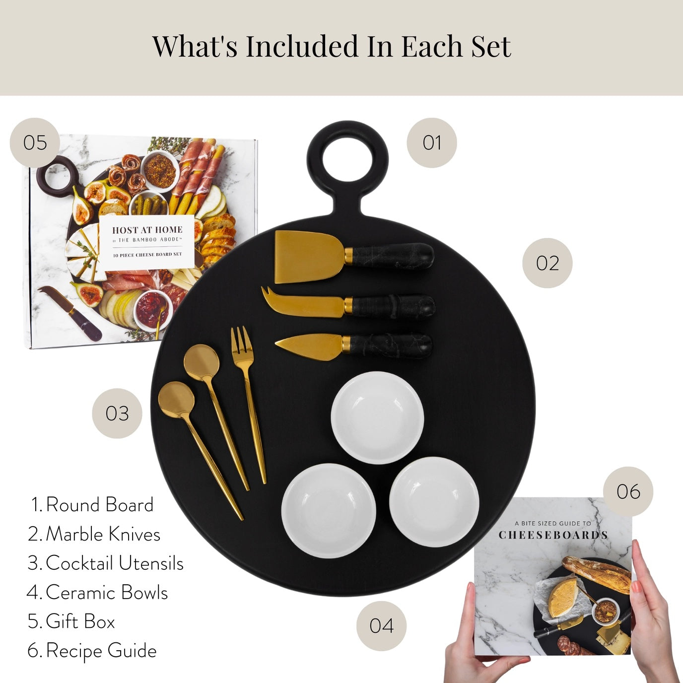 Host at Home Board and Cheese Set - Thumbnail 3
