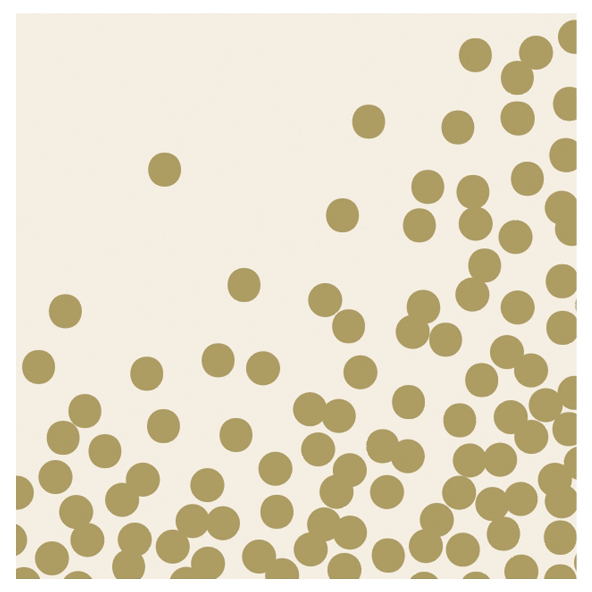 Gold Confetti Cocktail Napkin