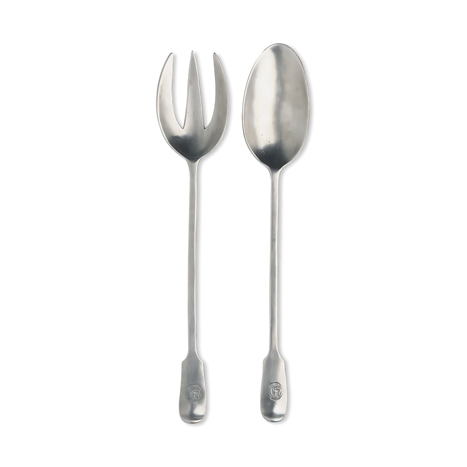 MATCH Pewter Antique Serving Fork & Spoon