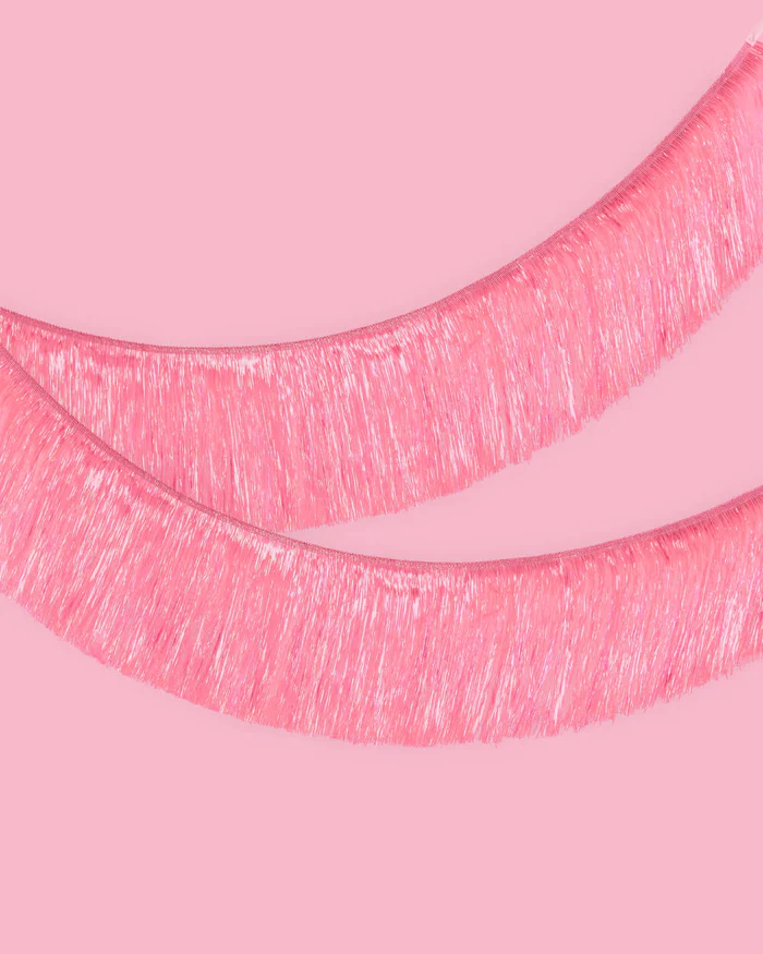 Pink Party Banner - Fringe