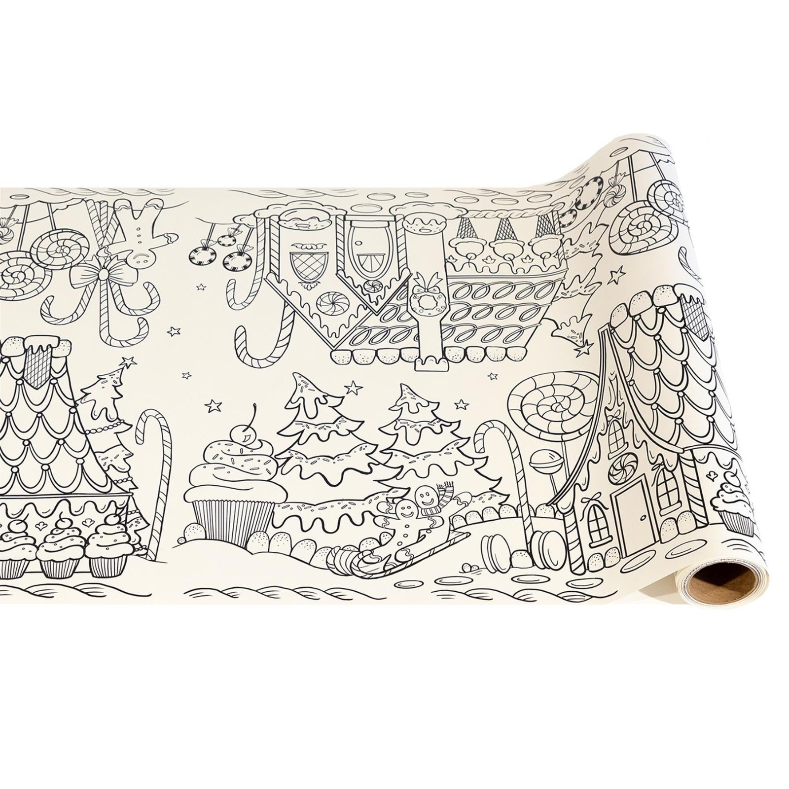 Gingerbread Coloring Runner