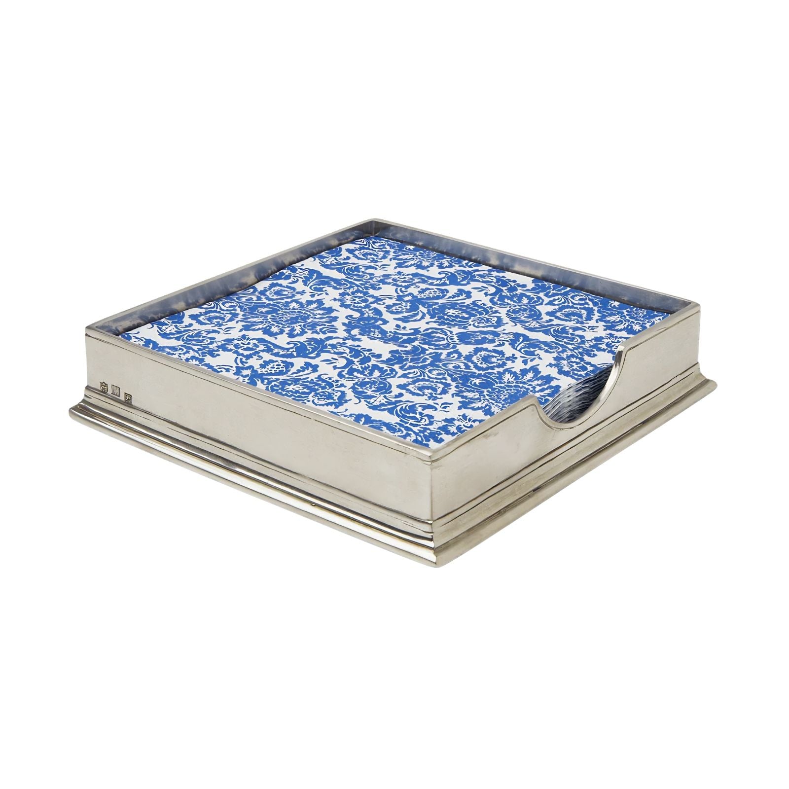 MATCH Pewter Luncheon Napkin Box, No Weight