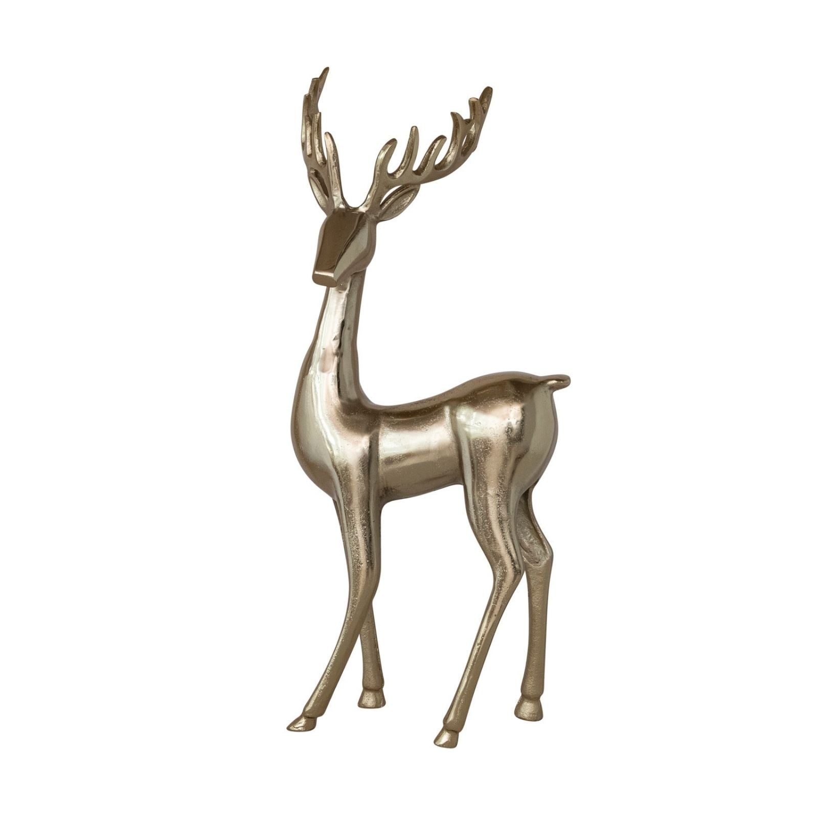 Deer Figure Antlers - Gold Large