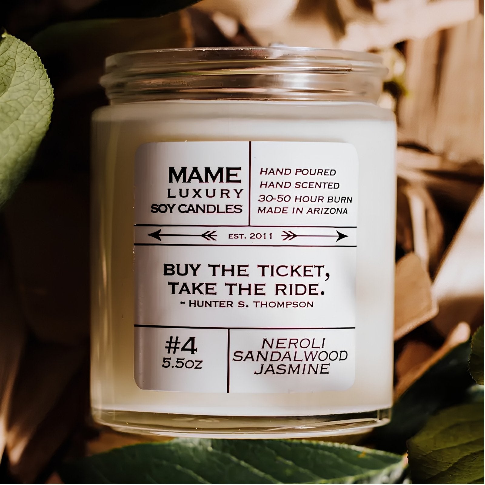 #4 Neroli Jasmine Sandalwood Candle