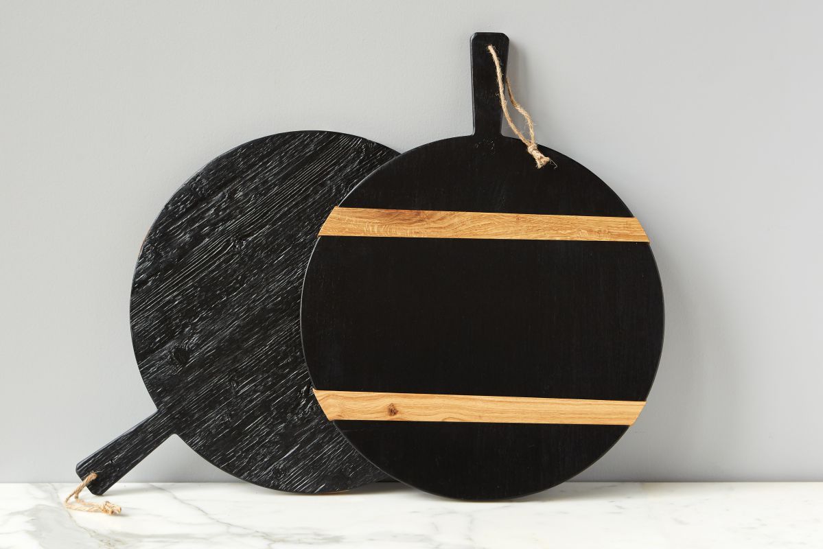 Black Mod Board Round- Medium