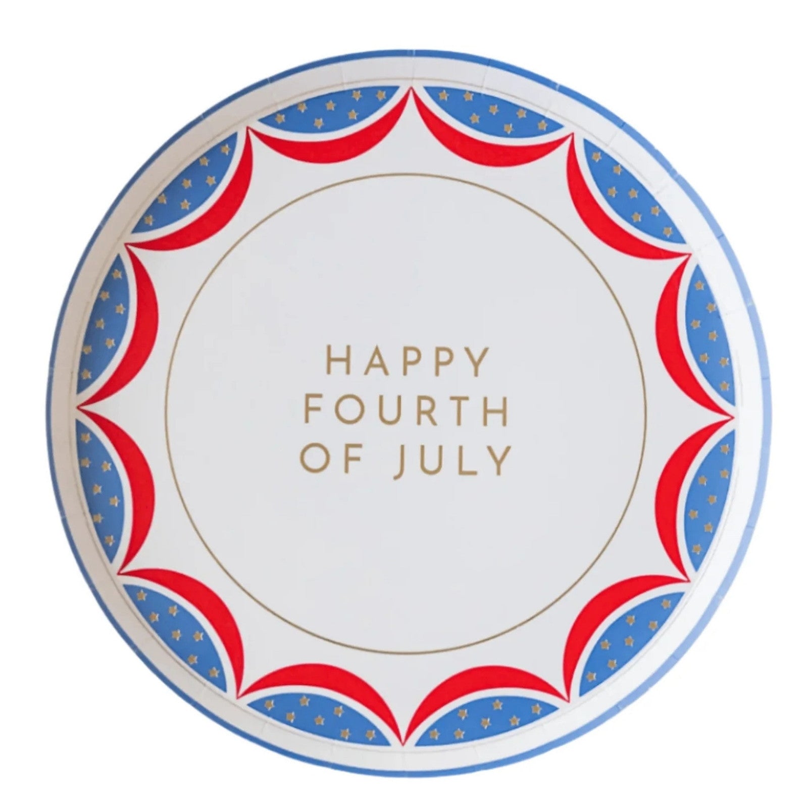 Happy 4th of July Dessert Plates