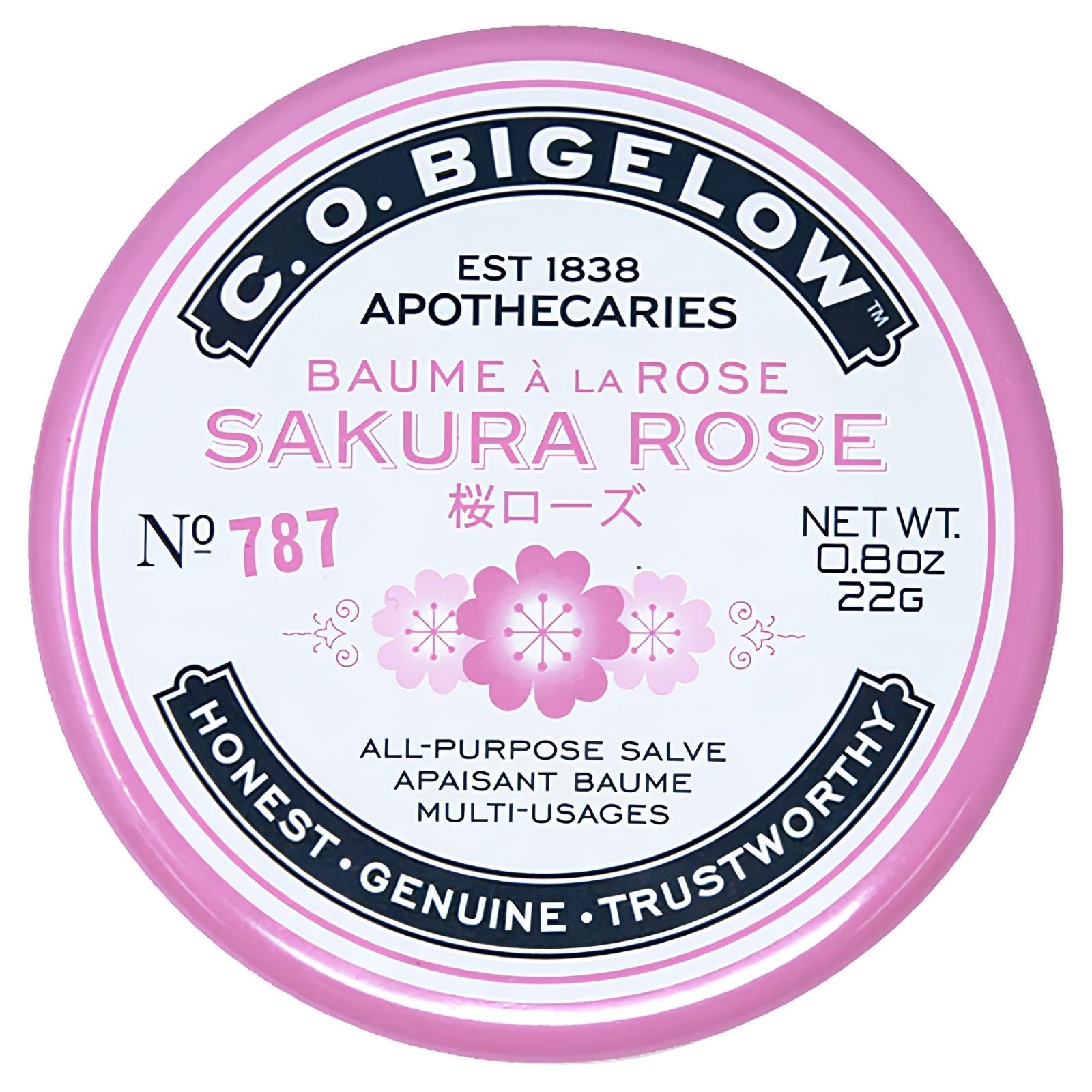 Sakura Rose All Purpose Salve Tin