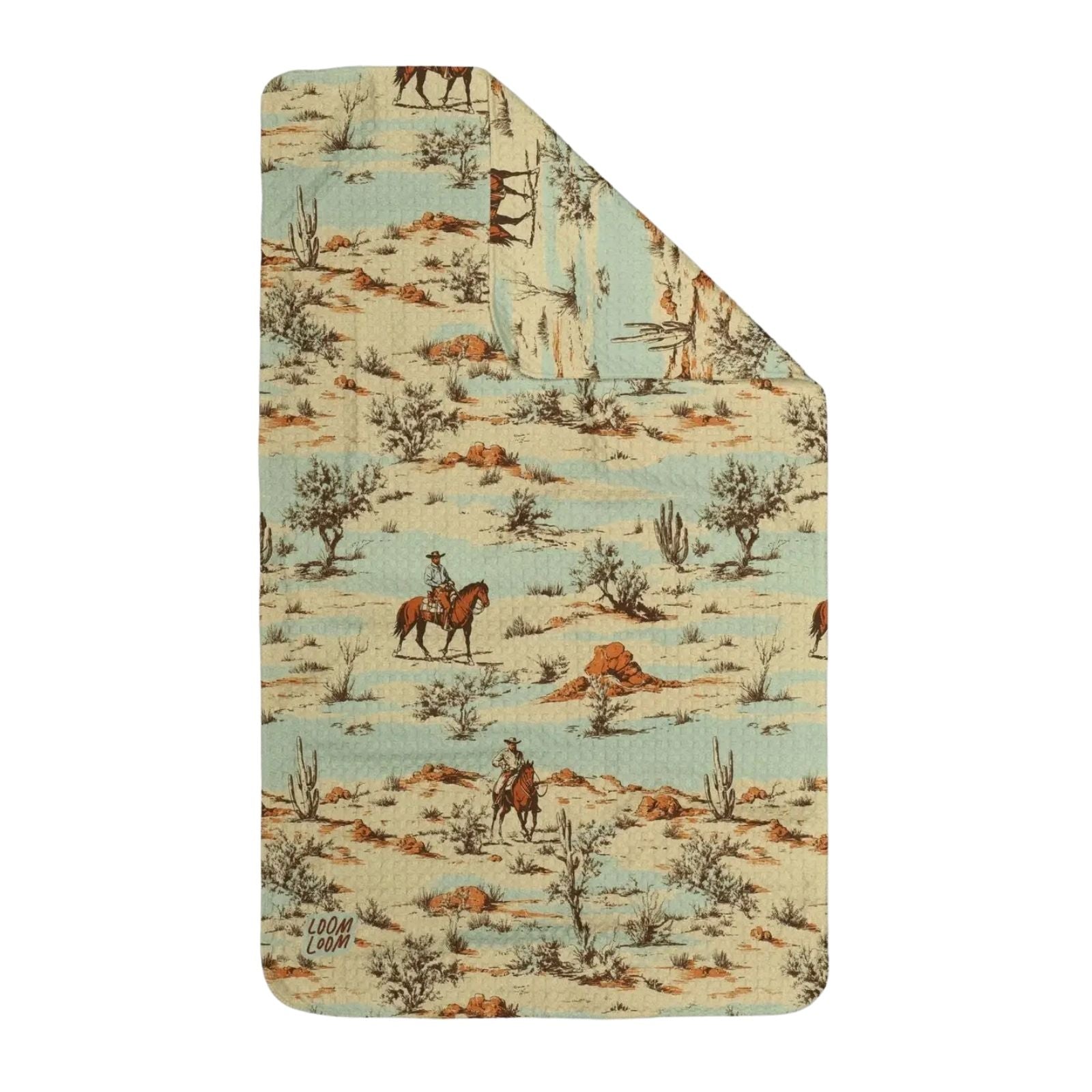 Faded Desert Double-Sided Tea Towel