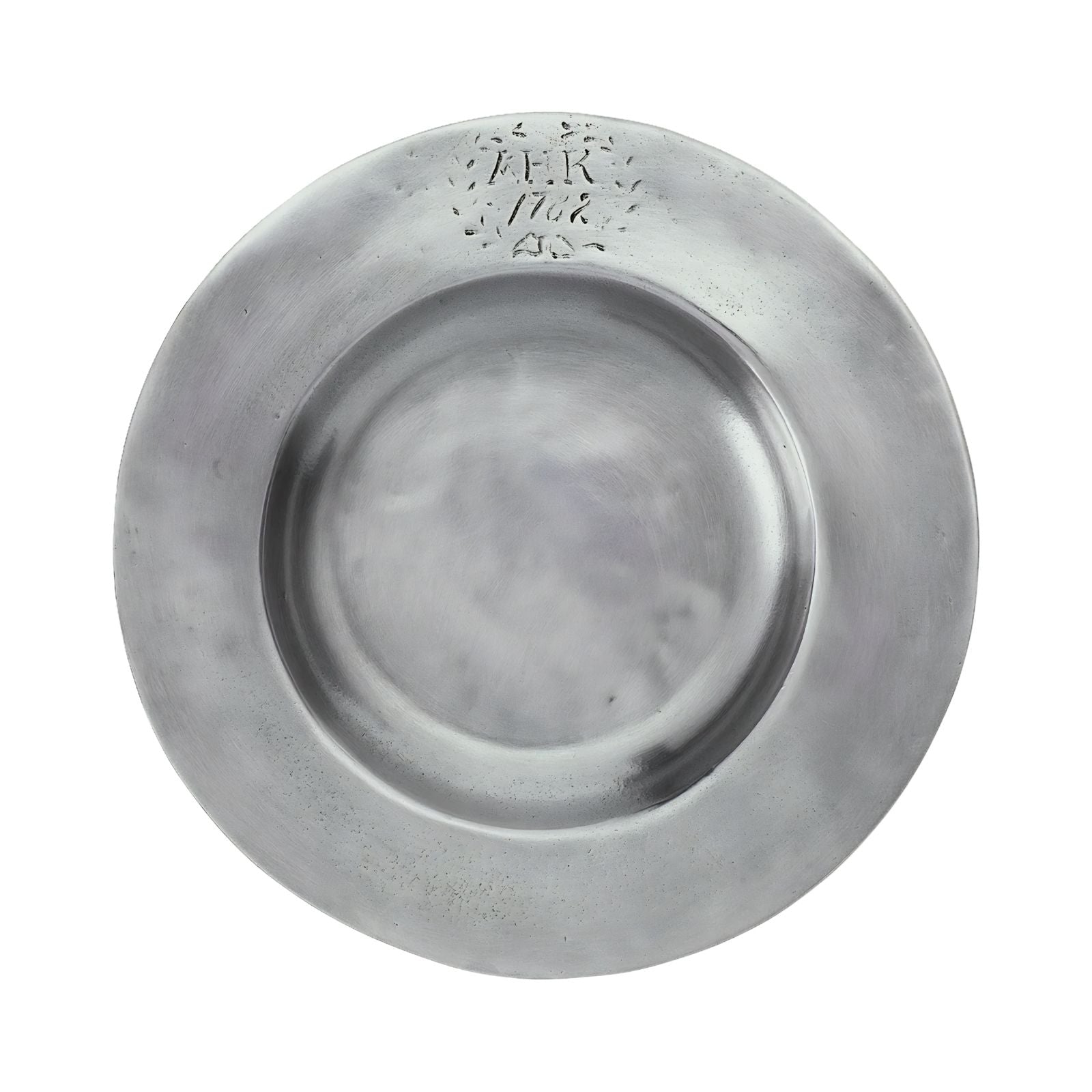 MATCH Pewter "1782" Antique Bottle Coaster