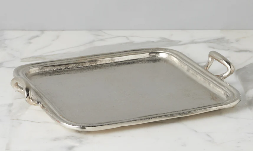 Vintage Metal Hotel Tray Large