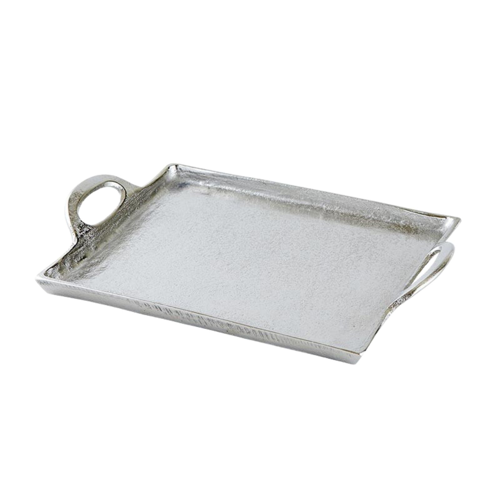 Silver Aluminum Tray - Small