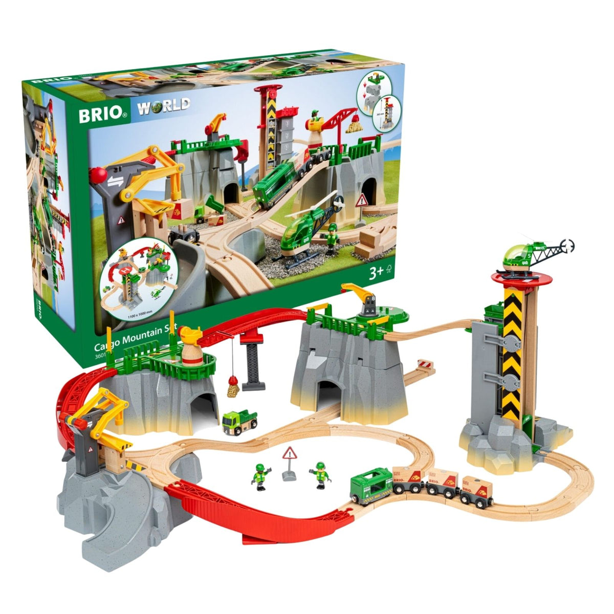 BRIO Cargo Mountain Set