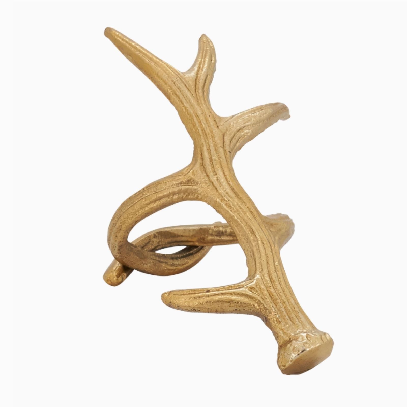 Antler Napkin Ring Gold