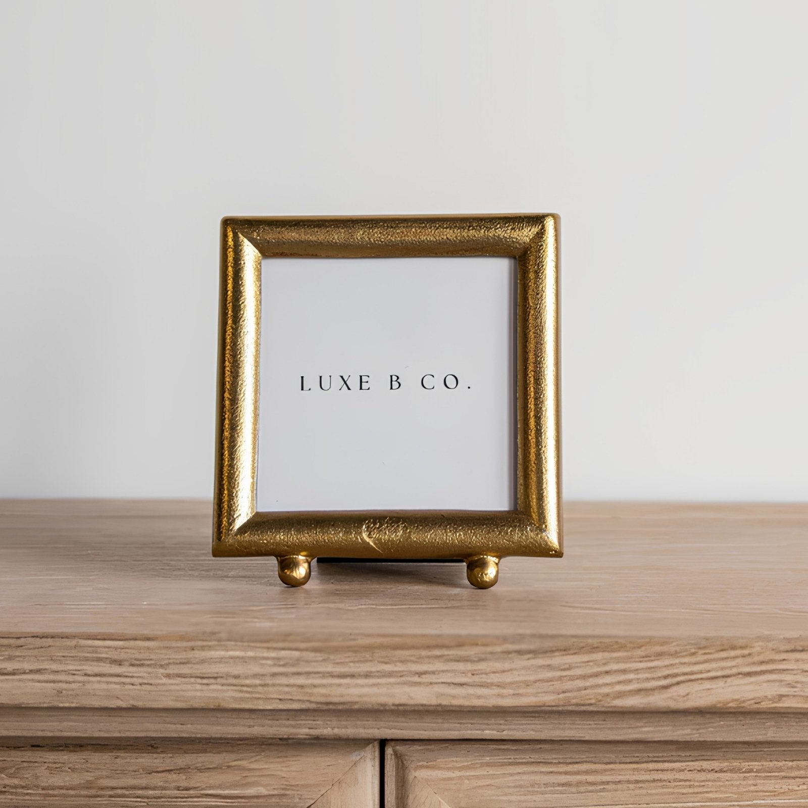 Brushed Brass Photo Frame Square