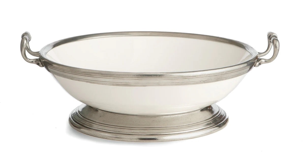 Tuscan Large Footed Bowl with Handles