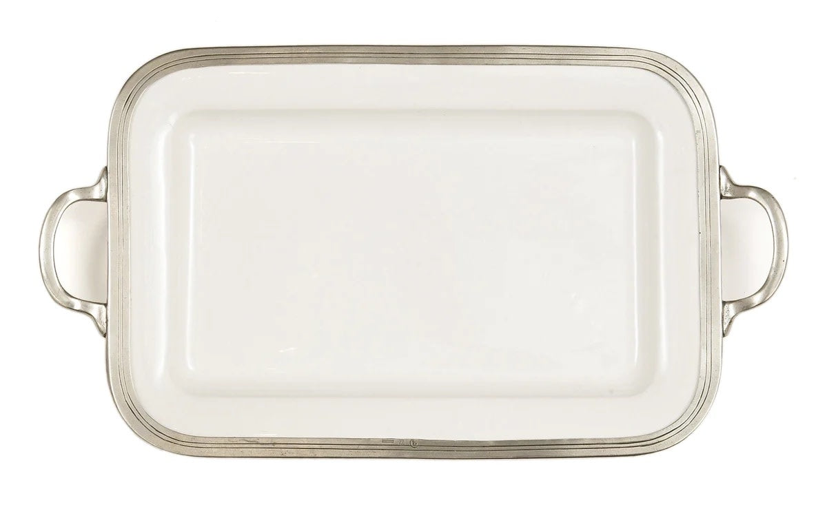 Tuscan Rectangular Tray with Handles