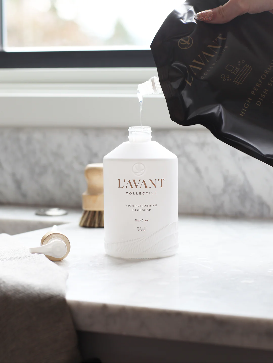 Natural Dish Soap - Fresh Linen