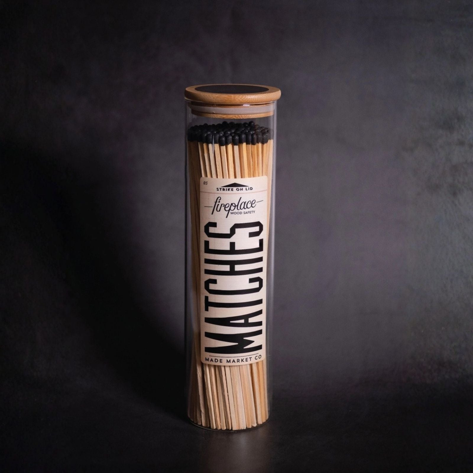 Fireplace Matches- Black