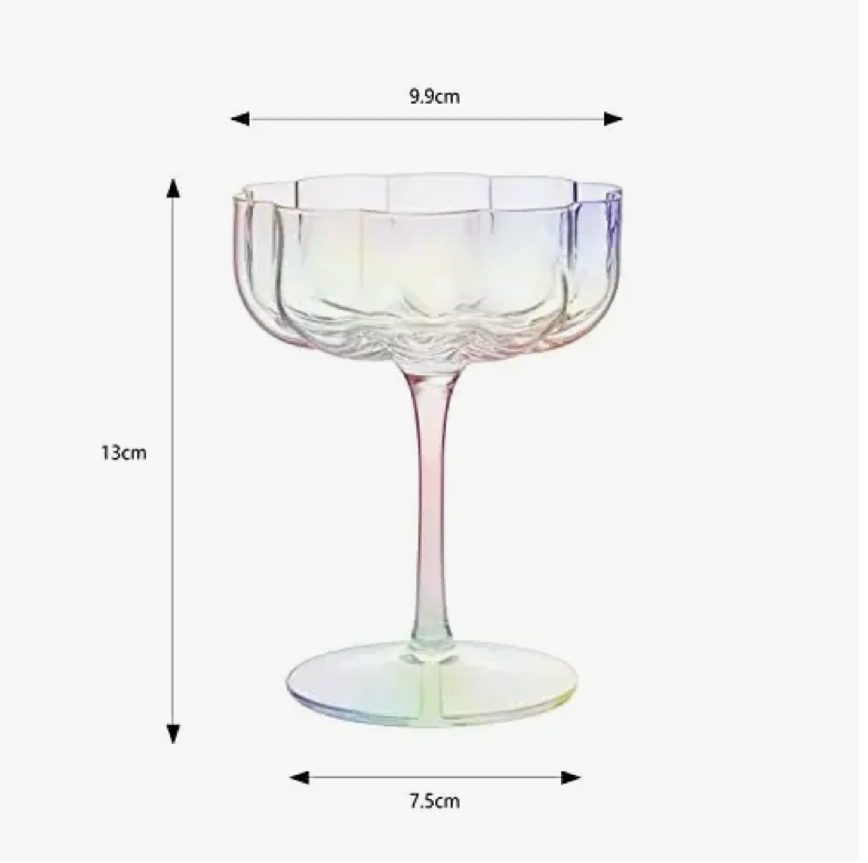 Flower Elegant Coupe - Iridescent