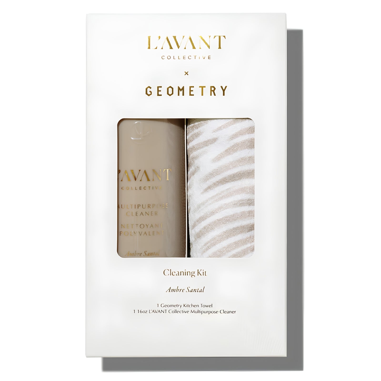 L'AVANT x Geometry Cleaning Kit Ambre Santal