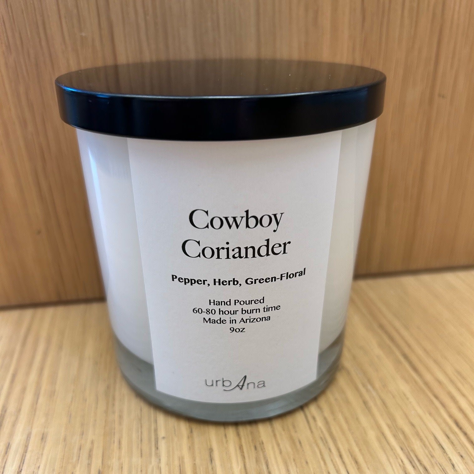 Cowboy Coriander Candle 9 oz