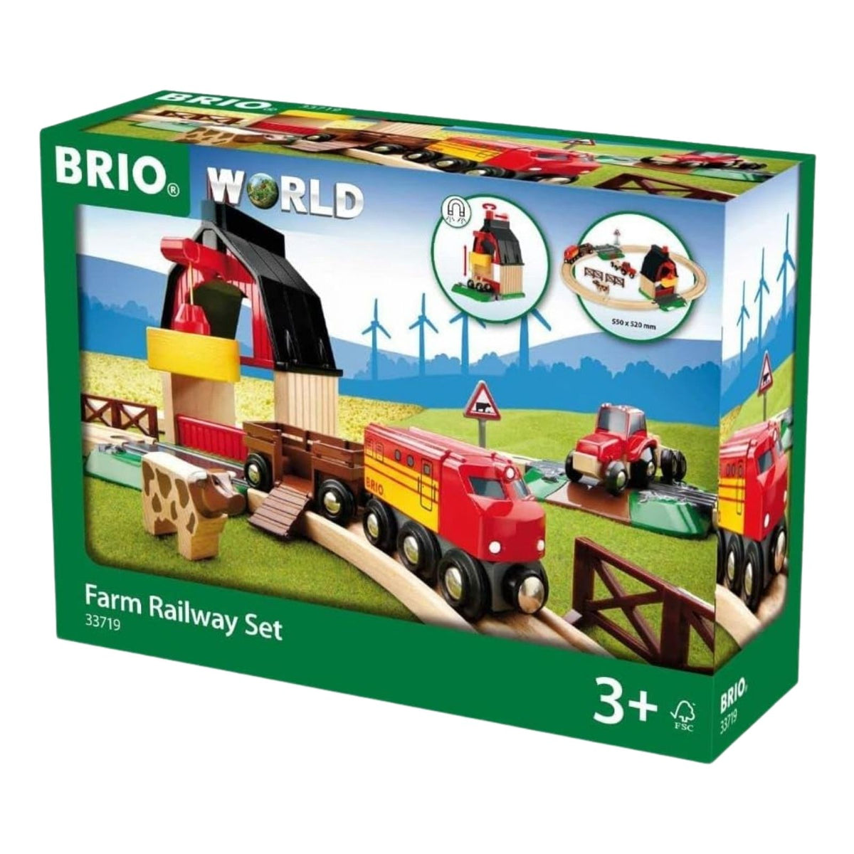 BRIO Farm Railway Set