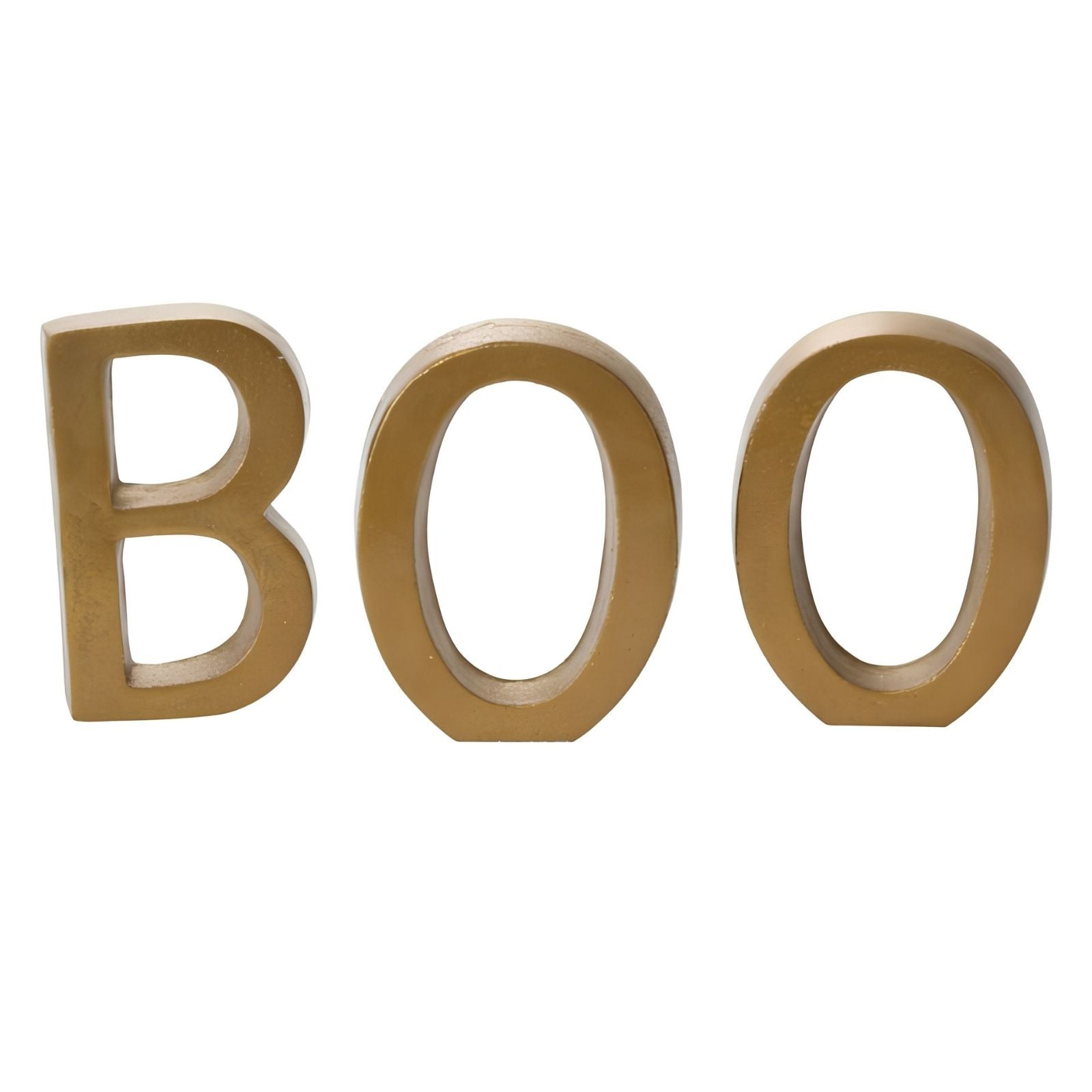 BOO Letters Gold Decor