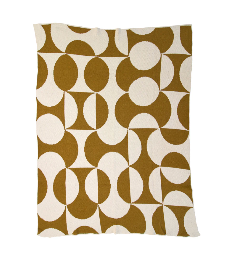 Puzzle Throw in Ochre