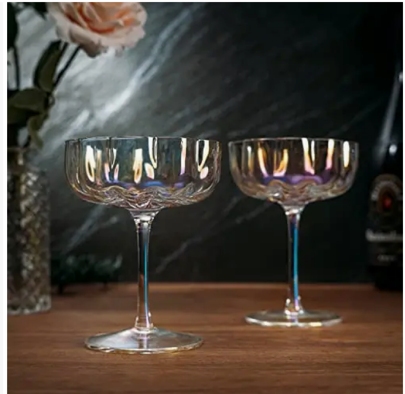 Flower Elegant Coupe - Iridescent