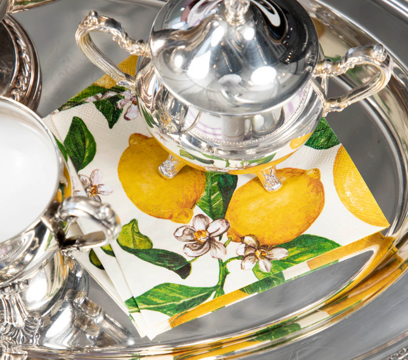 Lemons Cocktail Napkin