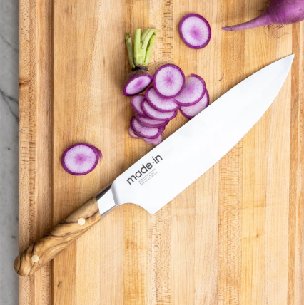 8.5” Chef Knife - Olive Wood