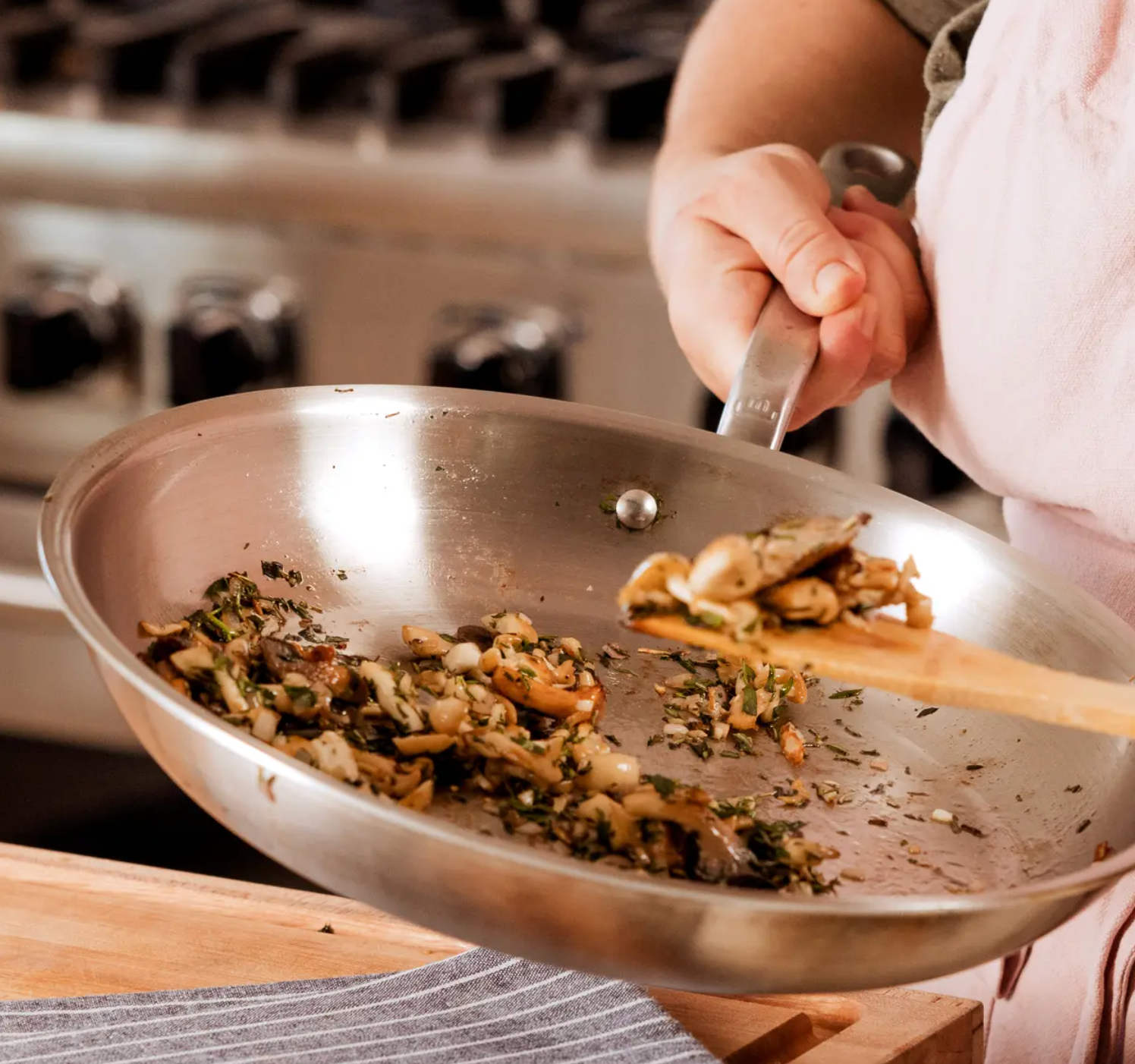 Stainless Clad Frying Pan, 12"
