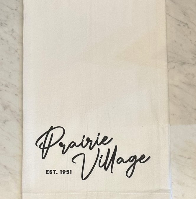 Prairie Village Est Tea Towel