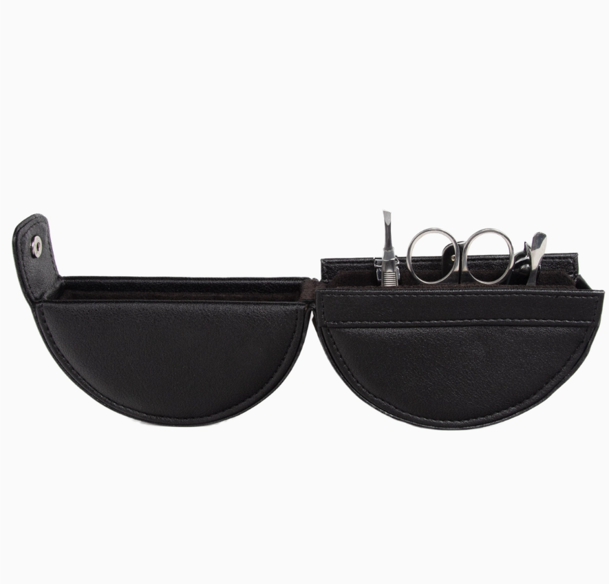 Circular Manicure Set - Black